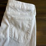Mother Jeans Looker Petite Glass Slipper White Cropped Womens 32 Ankle Photo 9