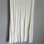 Meshki NEW  White Jasmyn Wide Ribbed Flute Skirt in White Medium Photo 7