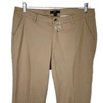Ellos Womens Modern Stretch Chino Pants 14 Beige Tan Khaki New Photo 8