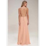 Lulus  Womens S Strappy to Be Here Blush Pink Maxi Dress Bridesmaid Dressy Formal Photo 12