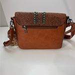 Sam & Hadley Crossbody Bag Adjustable Strap NWT Vegan Leather New Brown Photo 8