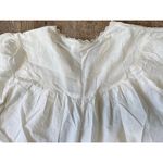 Vintage Nicole nightgown nightshirt white cotton Size S/M pink embroidery 1980's Photo 7