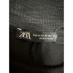 ZARA  Women's Black Sleeveless Stretch Knit Mini Bodycon Sweater Tank Dress Sz M Photo 2