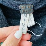 Free People  Off The Shoulder Pullover Sweater Gray Sz Medium Photo 4