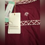 Skies Are Blue Burgundy  Blouse Size Medium Photo 6