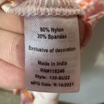 Cabana Life Surfside Beach Coverluxe‎ Dolman Romper Sz XL Pink Orange Floral NWT Photo 4