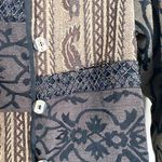Allure Tapestry Jacket Bohemian Button Front Blazer Coat Brown Black L Boho Fall Size L Photo 6