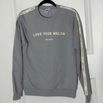 Love Your Melon  Gray Sweatshirt Small Photo 0