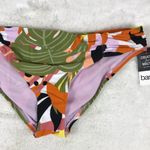 Bar III  Tropical-Print Ruched Bikini Bottoms NWT MEDIUM Photo 2