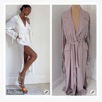 Babaton Aritzia  Giselle Trench Wrap Dress Mauve Photo 1