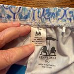 Kenny Dana Palazzo Pants Sanibel Border Peri Women's Size M NWT Beach UPF50 Blue Size M Photo 4