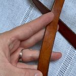 Levi's Levi Strauss Vintage Slim Cognac Brown Leather Belt. Photo 5