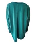 Chico's Zenergy Green Front Seam Sweatshirt (3) Photo 3