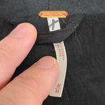 Free People Black Tencel Linen Blend Single Button Blazer Jacket Size Medium Photo 5