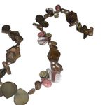 Chunky Single Strand Strand Coral Shell Cream Pink Statement Necklace Photo 4