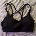 Black Strappy Sports Bra Size XS Photo 2