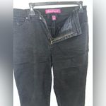 Gloria Vanderbilt  Chic Classic Black Wash Full Length Denim StraightLeg Jeans 14 Photo 13