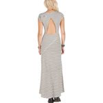 Volcom  - WOMEN'S LONG DRESS black beige stripes size s/p10 Photo 1