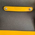 Gioconda 70s Mod Yellow Leather Structured Envelope Purse Bag Photo 4