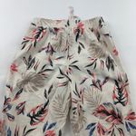 Briggs New York Briggs Floral Palm Print Linen Blend Relaxed Leg Lounge Pant M Photo 6