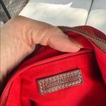 Dooney & Bourke red suede large shoulder/hobo Photo 9