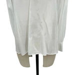 HAVELESS Shine Tie Blouse in White Neck Tie Pussybow One Size Size undefined Photo 4