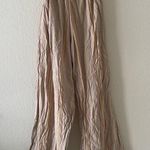 American Eagle  striped tie waist linen blend wide leg pants Photo 2