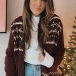 North Crest Vintage  Fair Isle Zip Sweater Photo 1