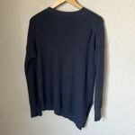 Athleta  rest day grey asymmetrical sweater Photo 6