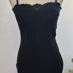 Haute Monde Black Lace Midi Dress Photo 0