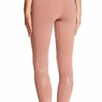 Alo Yoga Ultimate High Waisted Stripe Mesh Leggings Pink Rosewater Athletic S Photo 1