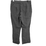 Everlane  Grey Black Checked Gingham Cropped Side Zip Preppy Straight Leg Size 8 Photo 3