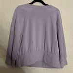 Lululemon Softstreme Ribbed-Hem Pullover in Faint Lavender size 12 Photo 4