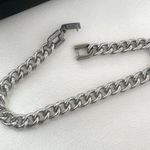 Simple Link Chain Bracelet for Men Women Streetwear Unisex Style Silver Photo 2