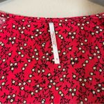 Free People ✨ Clara Red Floral Wrap Dress Front Tie Small Photo 9