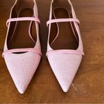 Malone Souliers • Maureen Leather Ballet Flat pink croc embossed leather strappy Photo 4