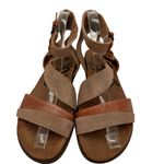 OTBT  Leather Strappy Buckle Ankle March On Sandals Size 7 Photo 2