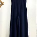 Eliza J  Sweetheart Neck Pleated Wide Leg Crepe Jumpsuit Photo 5