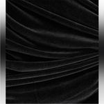 Abercrombie & Fitch Abercrombie Long Sleeve Asymmetrical Velvet Mini Dress Photo 1