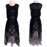 Kenneth Cole Sheer Panel Hi-Low Dress Photo 9