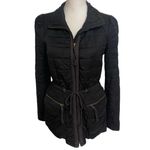 Aritzia  Wilfred Marquis Black Quilted Coat Jacket w/ Adjustable Cinched Waist Photo 1