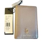 Marc Jacobs  “The Leather Card Case” – Cement (Unisex) NWT Photo 0