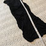 Bailey 44 Skinny Bunny Shirred Bodycon Midi Dress Black Speckle (Small) Photo 6