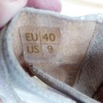 Musse & Cloud Anthro Leather Studded Peep Toe Ankle Booties Size 40 US 9 Rock Photo 8