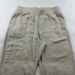 Old Navy Flax Linen Blend High Rise Straight Leg Lounge Pant L Photo 1