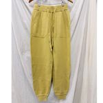 CAARA Wool Blend Mustard Yellow Jogger Pant Small Loungwear Casual Cozy Photo 1