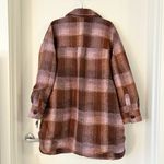 Lucky Brand Plaid Brush Fleece Shacket Coat Size XL NWT Photo 7
