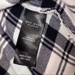 Max jeans small soft casual plaid flannel button down top Photo 4