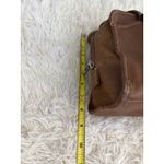 Cole Haan ‎ Leather Satchel Purse Handbag Top Handle Flap Closure Brown Photo 6