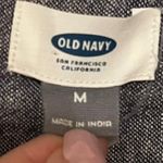 Old Navy  Cream Gray Plaid T-Shirt Dress Flannel Print Collared Shirt Size Medium Photo 3